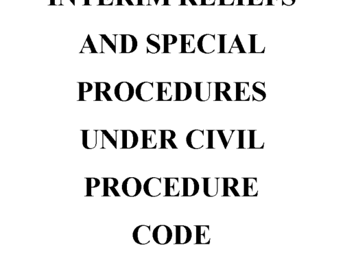 Auxiliary reliefs under Civil Procedure Code in India